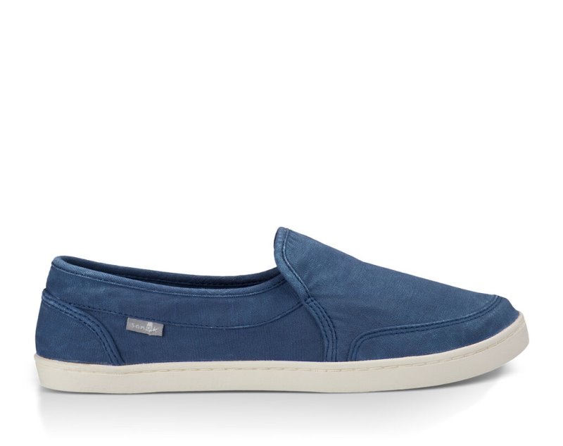 Női Tornacipő - Sanuk Pair O Dice Slip-on - Sanuk Sötétkék Cipő WKFGUB092